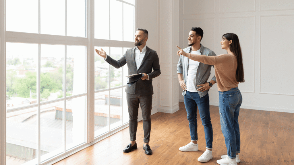Real Estate Agents Sell Properties